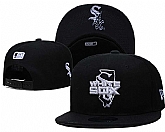 Chicago White Sox Team Logo Adjustable Hat YD (4),baseball caps,new era cap wholesale,wholesale hats